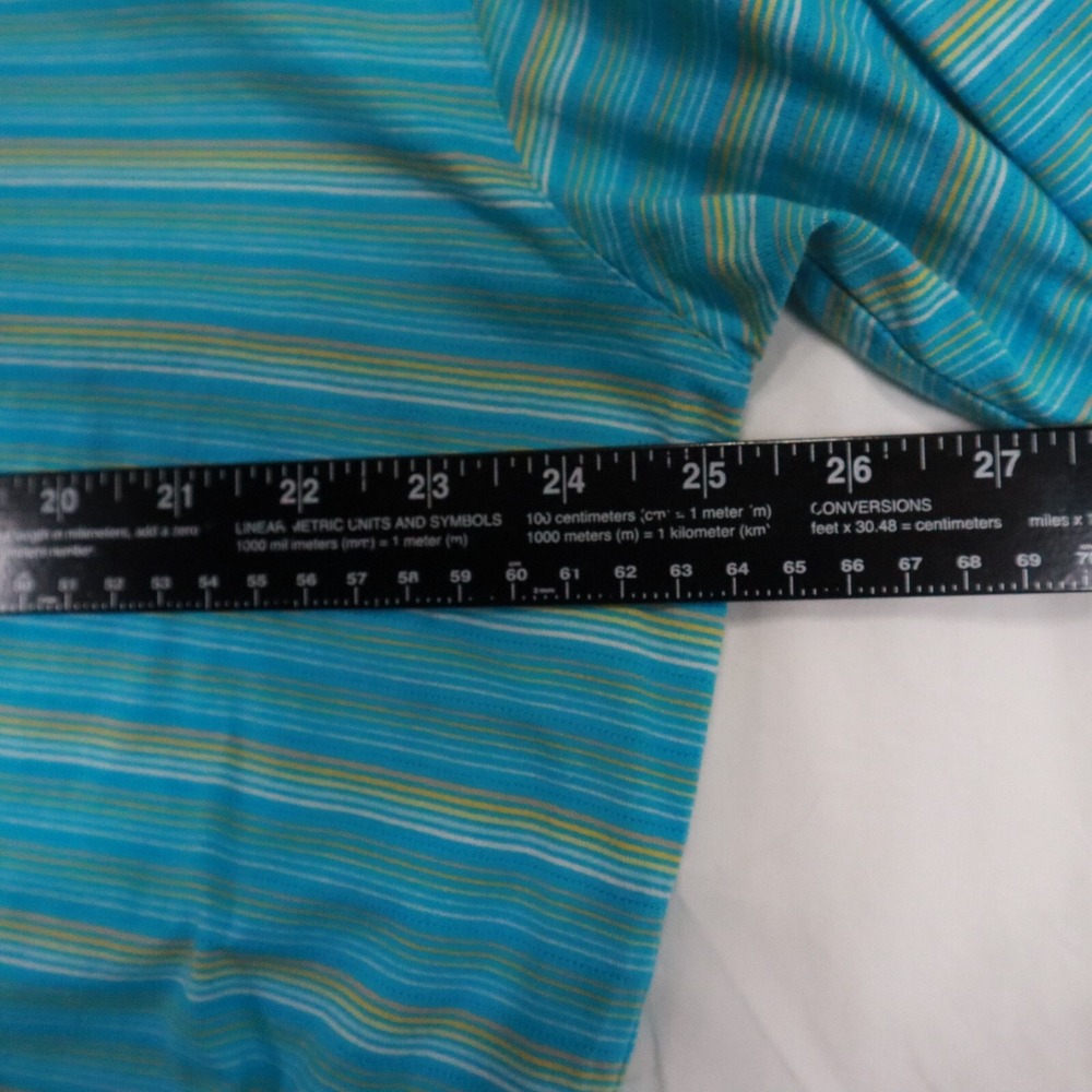 Nike Tiger Woods Polo Shirt Mens XL Golf Casual Knit Cotton Striped Short Sleeve - Picture 4 of 7